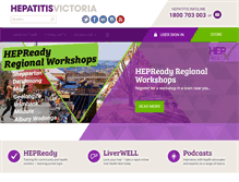 Tablet Screenshot of hepvic.org.au